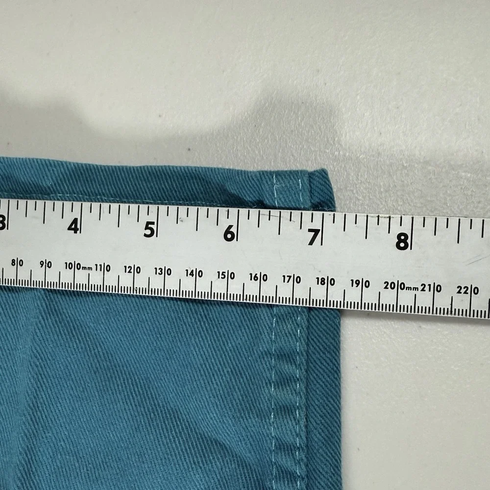 Vtg 90's Levi's 40550-8645‎ White Tab Jeans Mens 33x34 (32x32.5) Teal USA Made